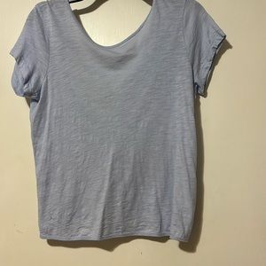 Abercrombie & Fitch- Blue tee-shirt, Open back
